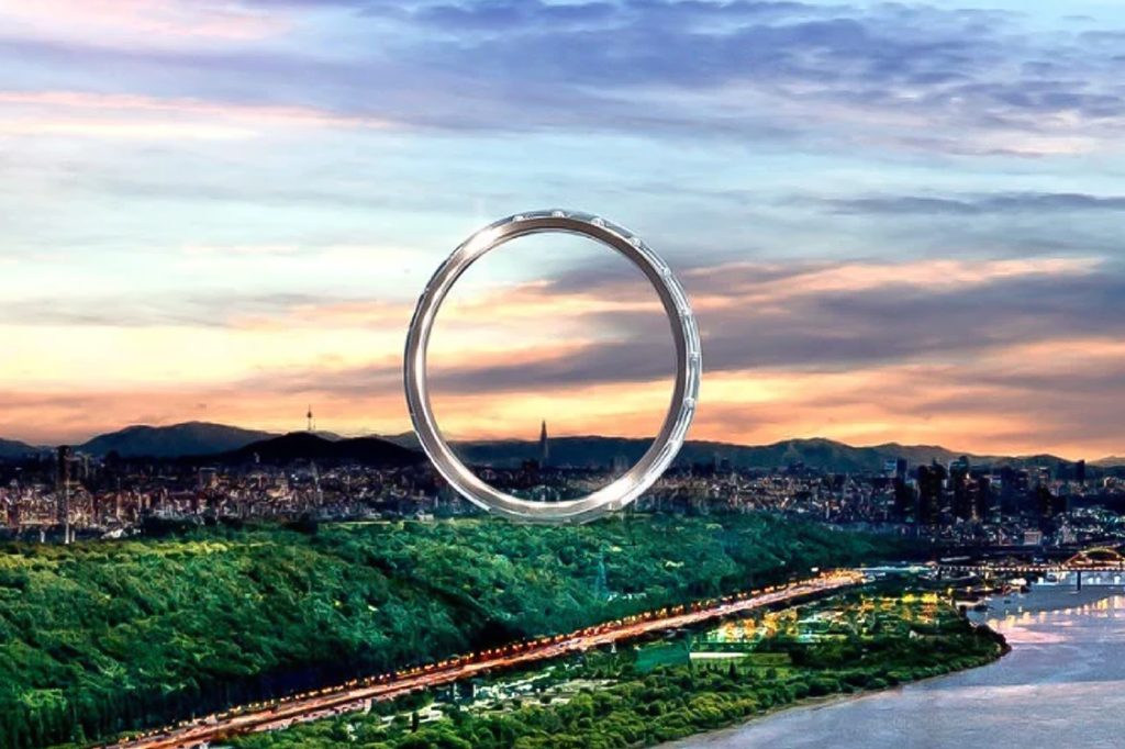 Le Seoul Ring dans le parc Haneul à Séoul
