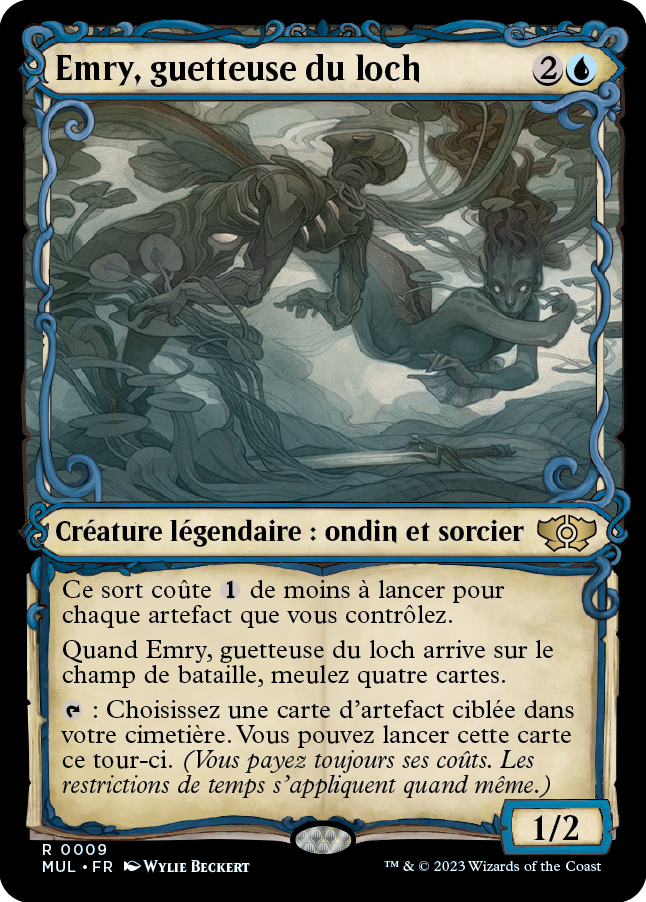 Emry, guetteuse du loch, version légendes du mutiverse dans L'invasion des machines
