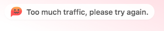 Trop de monde sur les serveurs de Hugging Chat.