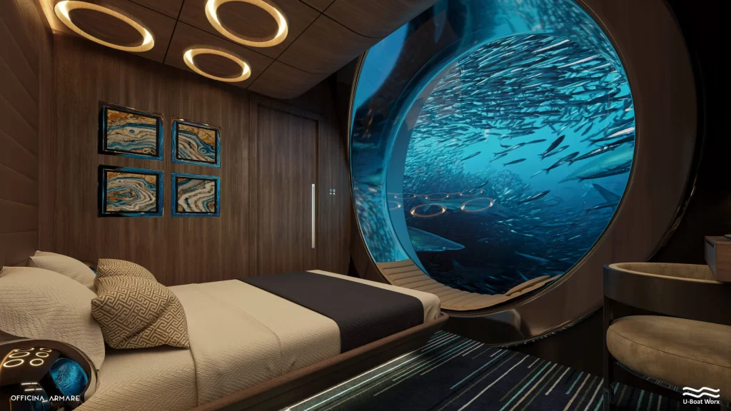 L'une des autres chambres du Nautilus de U-Boat Worx