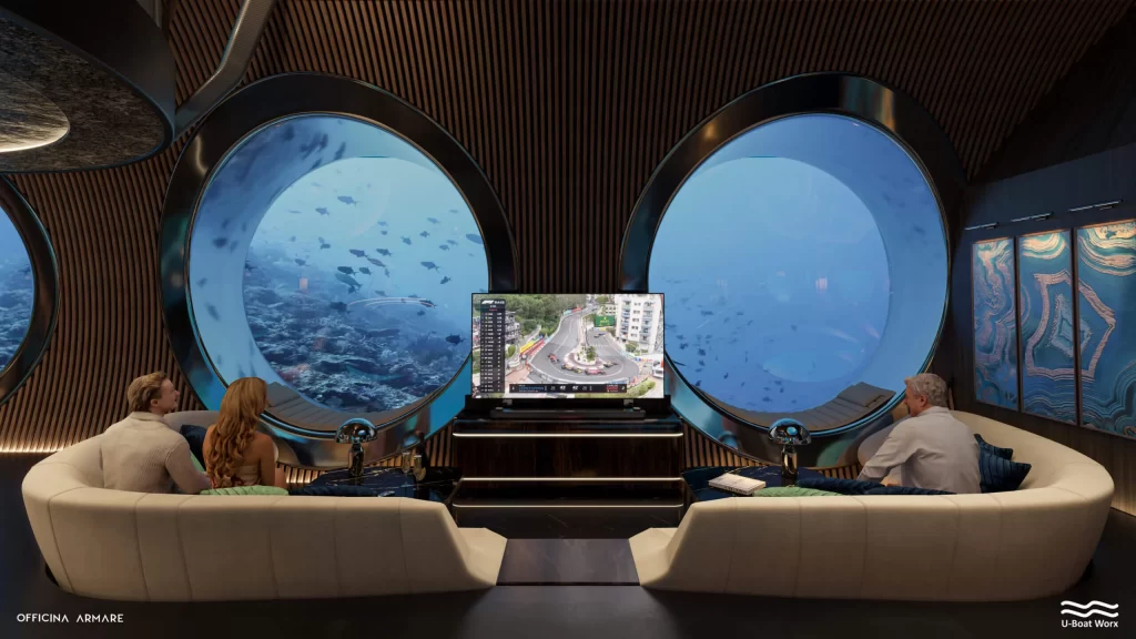 Admirer les profondeurs sous-marines depuis les grandes vitres du Nautilus de U-Boat Worx