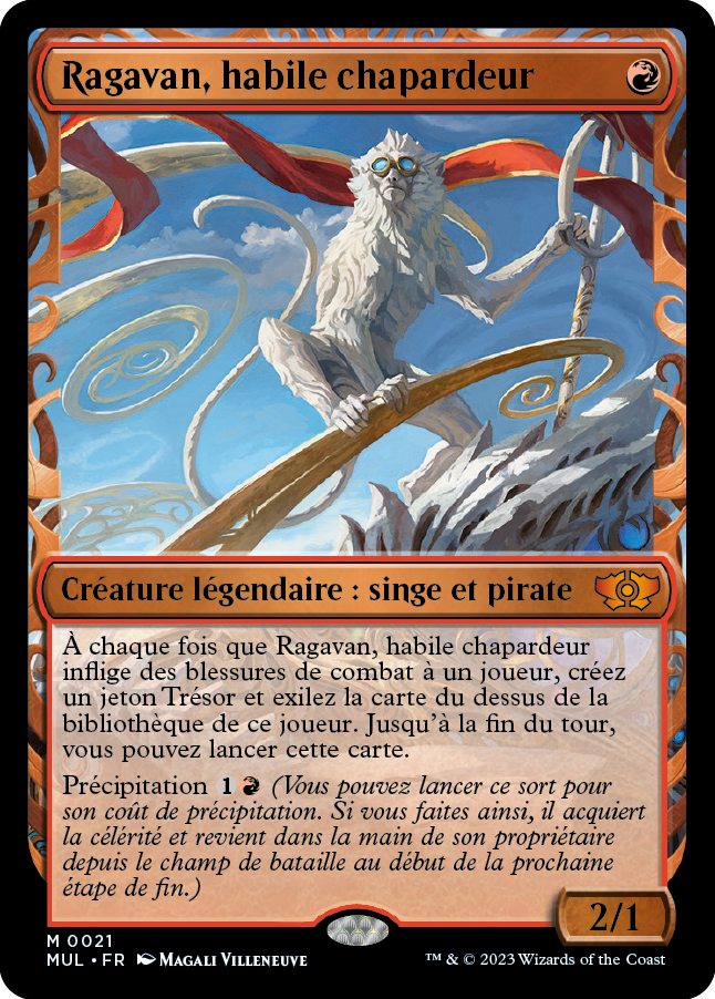 Ragavan, habile chapardeur, version légendes du mutiverse dans L'invasion des machines