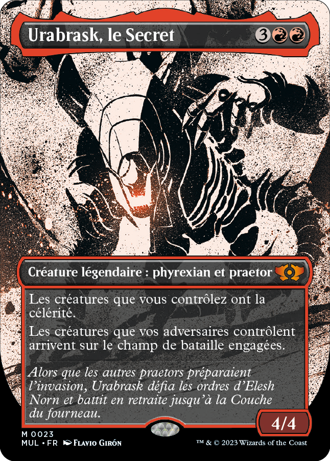 Urabrask, le Secret, version légendes du mutiverse dans L'invasion des machines