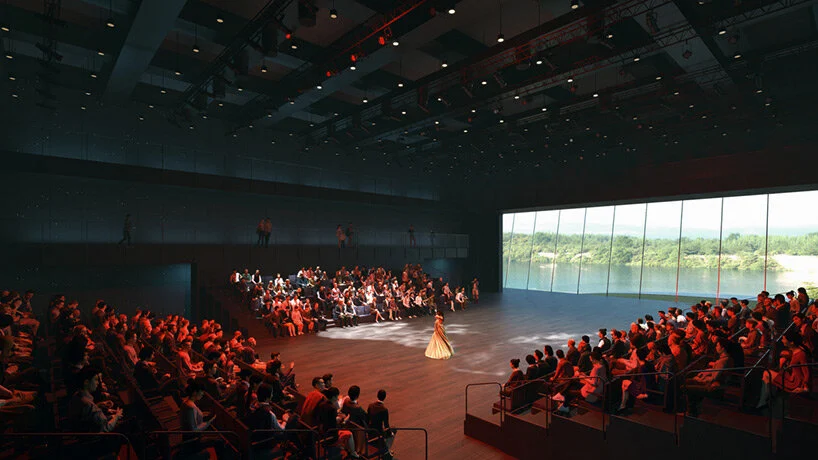 L'une des grandes salles de spectacle du Grand Théâtre de Yichang.