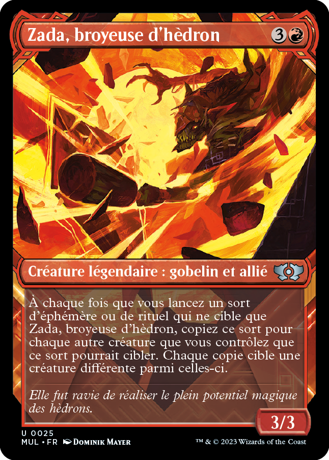 Zada, broyeuse d'hèdron, version légendes du mutiverse dans L'invasion des machines