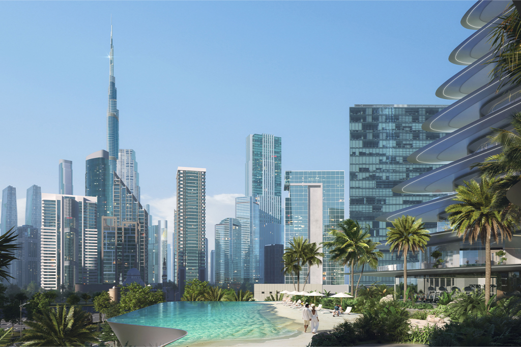 La tour Bugatti à Dubaï.
