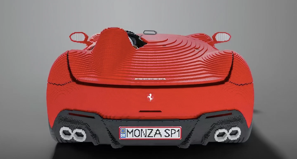 Ferrari Monza SP1 en Lego