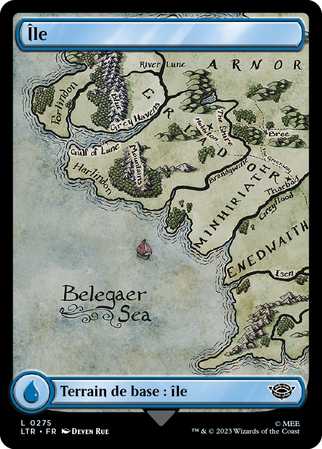 Carte Magic the Gathering, dans l'édition Seigneur des Anneaux de 2023.
