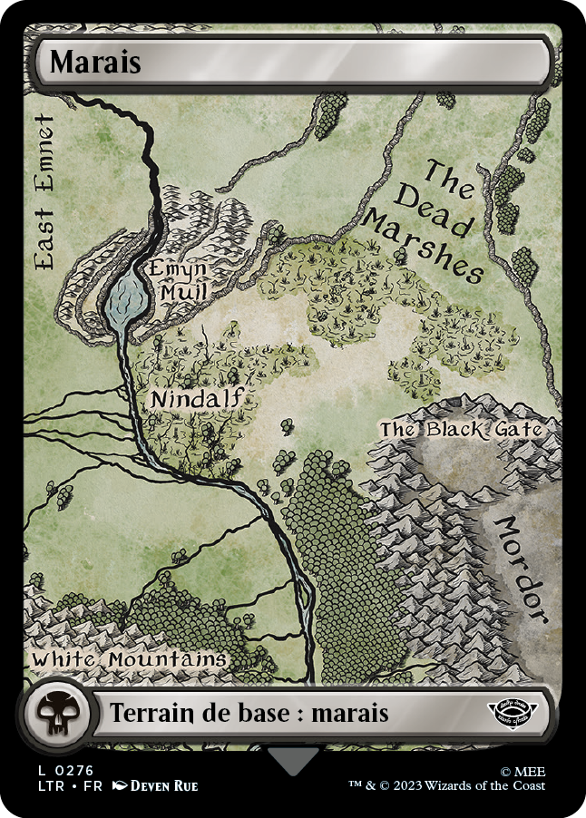 Carte Magic the Gathering, dans l'édition Seigneur des Anneaux de 2023.