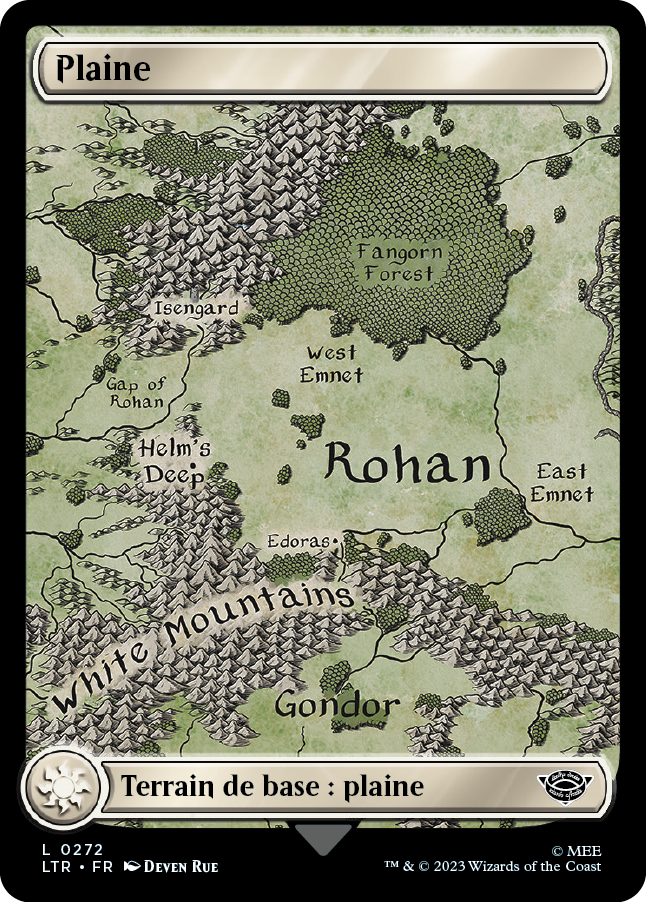 Carte Magic the Gathering, dans l'édition Seigneur des Anneaux de 2023.