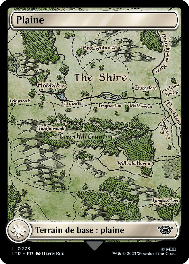 Carte Magic the Gathering, dans l'édition Seigneur des Anneaux de 2023.