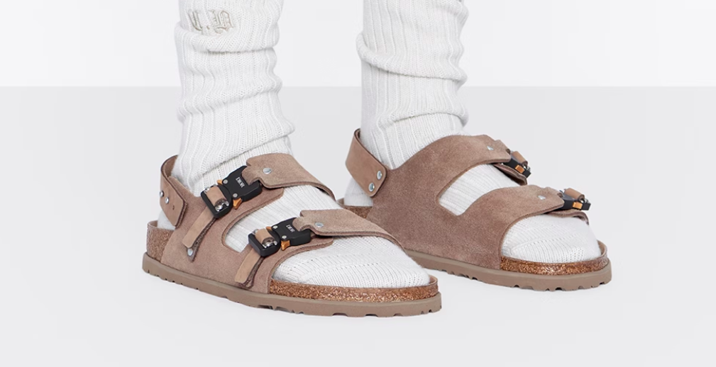 sandales Milano DIOR by BIRKENSTOCK marron portée