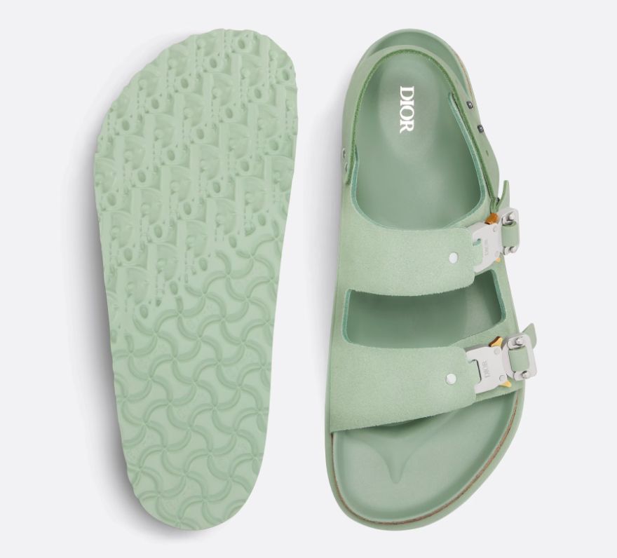 sandales Milano DIOR by BIRKENSTOCK vert pastel