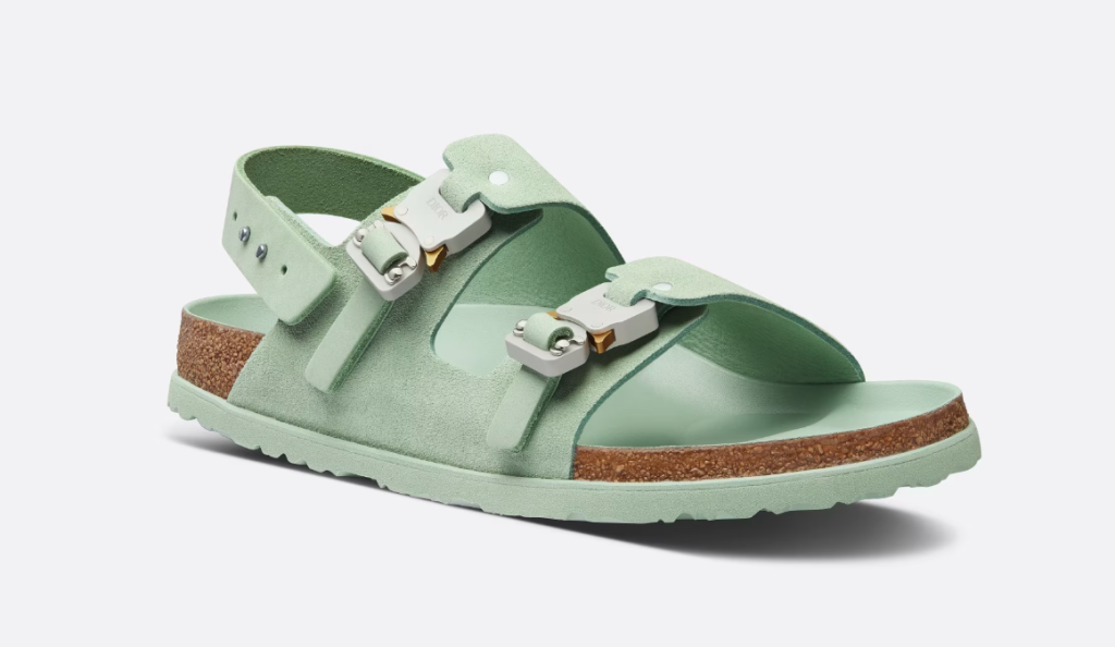 sandales Milano DIOR by BIRKENSTOCK vert pastel