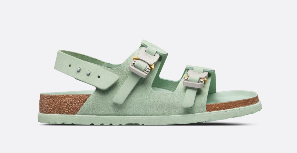 sandales Milano DIOR by BIRKENSTOCK vert pastel