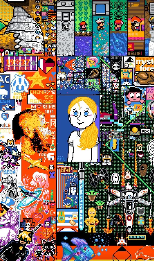 Lola Daviet incrustée dans la Pixel War 2023