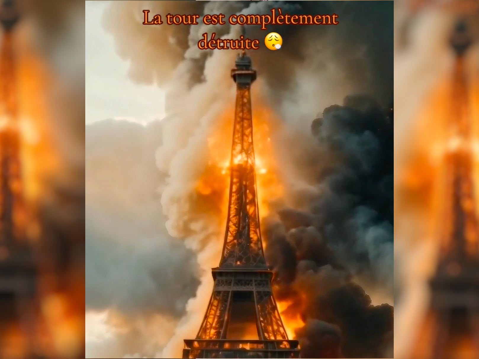 La Tour Eiffel en feu ?