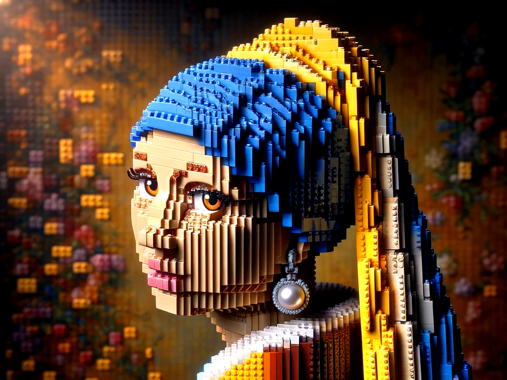 9 peintures célèbres façon Lego grâce à l’IA
