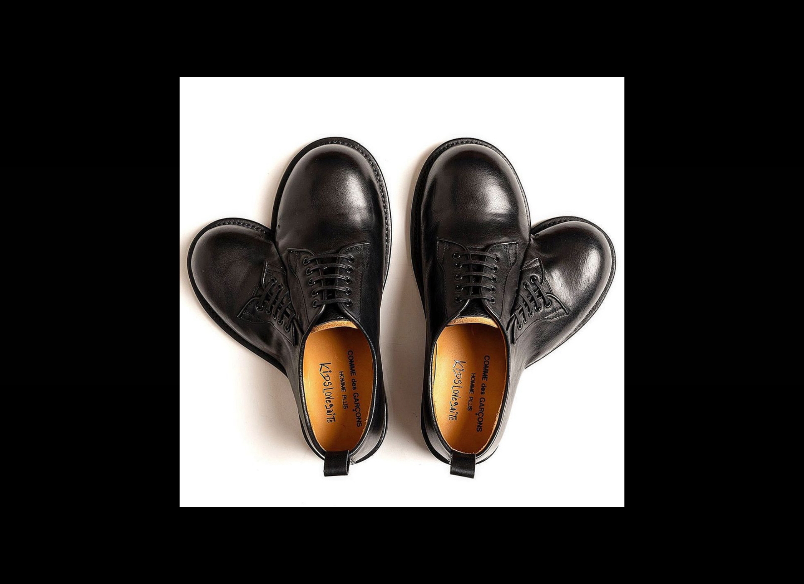 Les doubles chaussures de Comme des Garçons