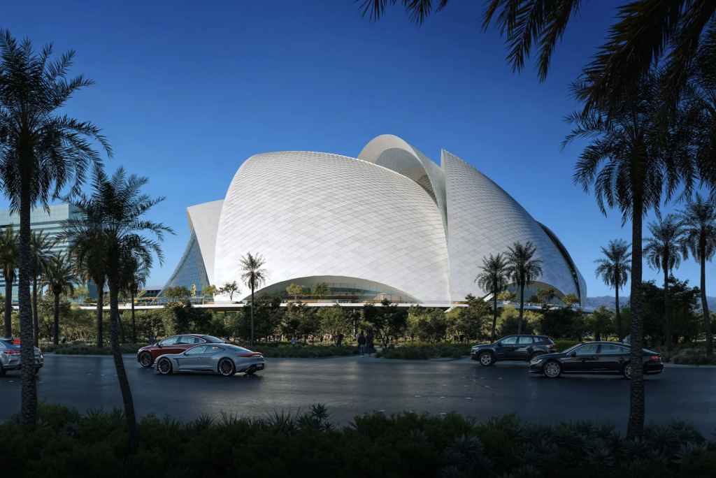 Le futur stade de baseball de Las Vegas imaginé par Bjarke Ingels Group.