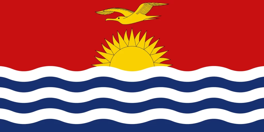 Le drapeau des Kiribati