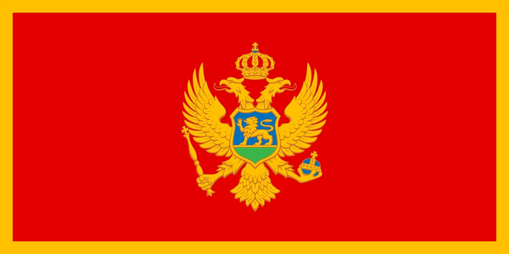 Le drapeau du Monténégro
