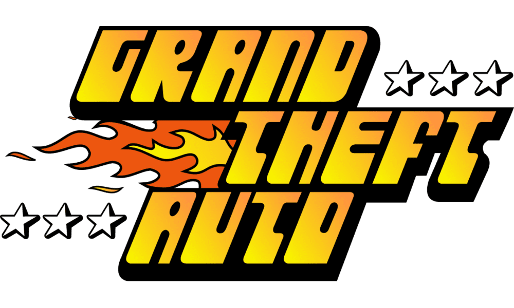 Le logo du tout premier jeu GTA.