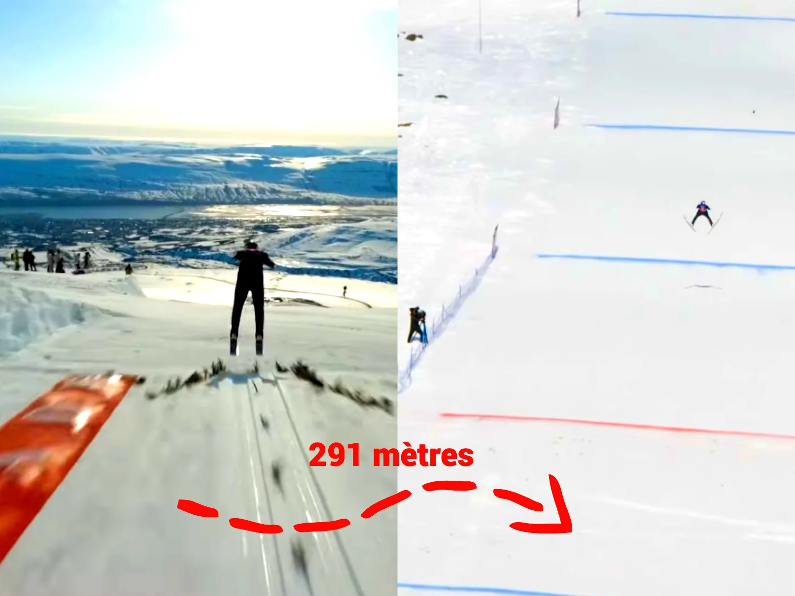 Vidéo : Le saut record de 291 mètres du skieur Ryoyu Kobayashi