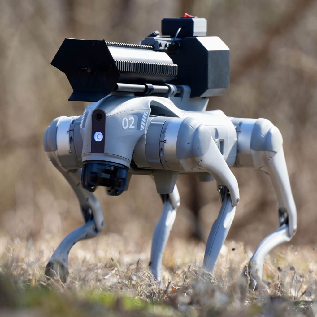 Le chien-robot Thermonator.