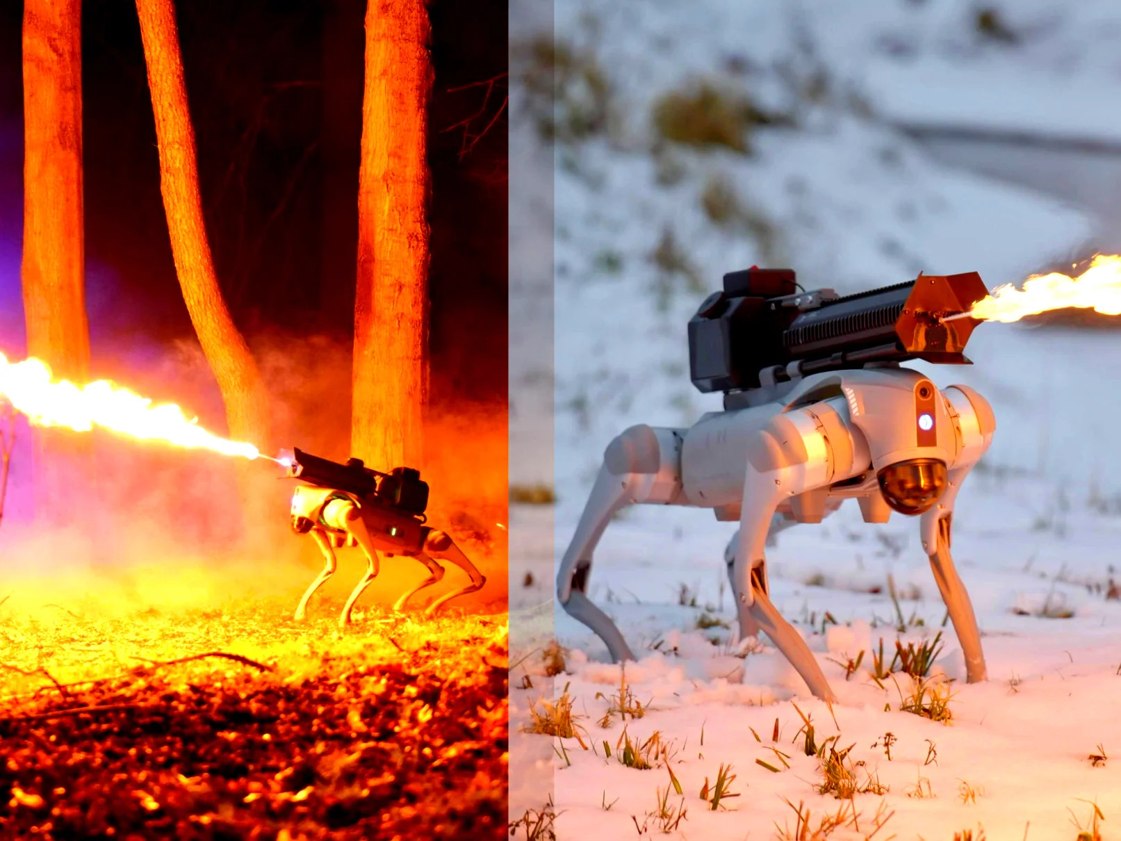 Thermonator : Un chien-robot équipé d’un lance-flamme