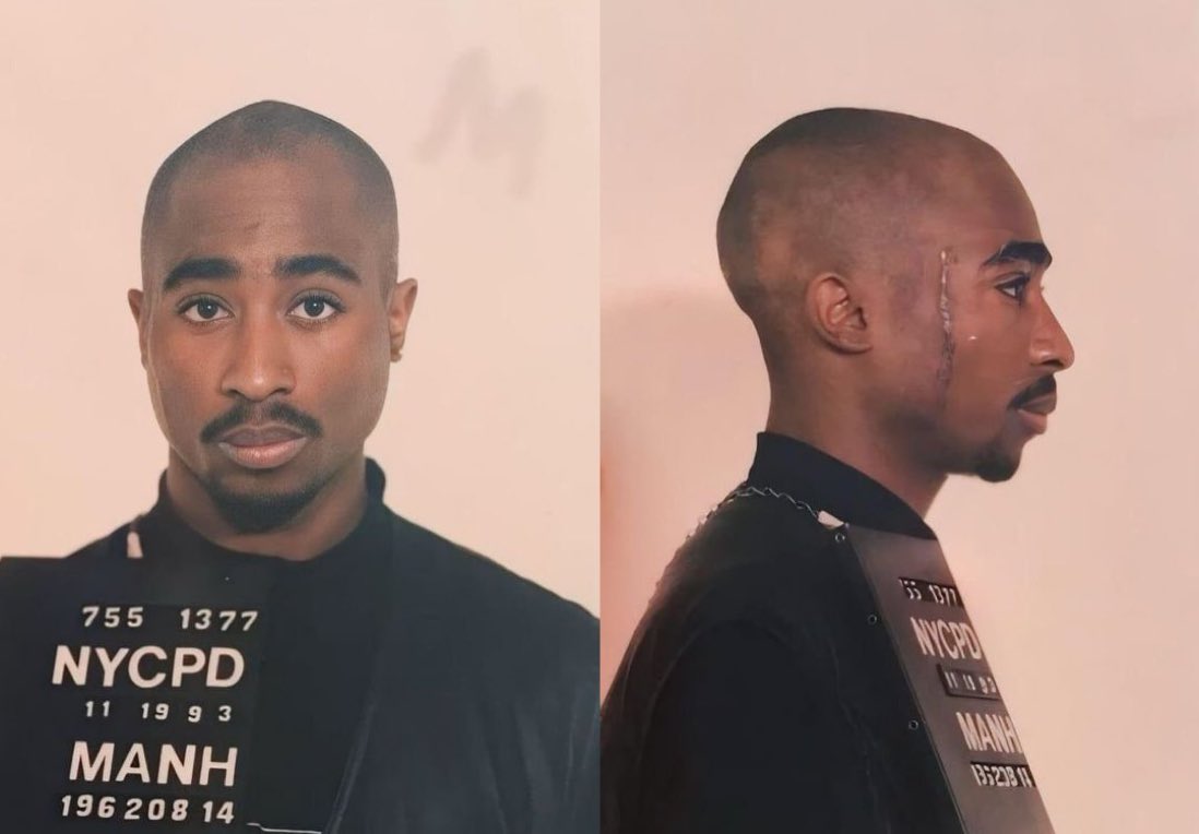 Deux photos inédites de Tupac au commissariat en 1993 refont surface