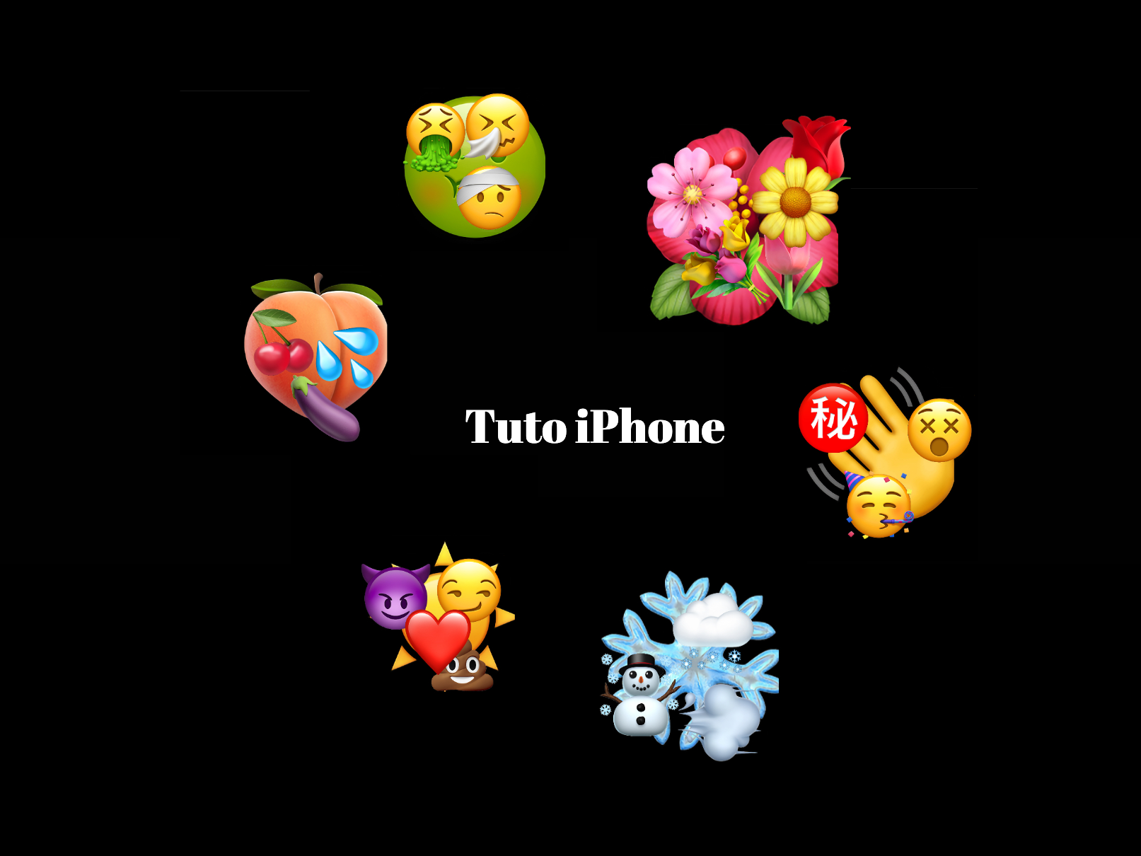 iPhone : Vous pouvez superposer les emojis dans vos messages